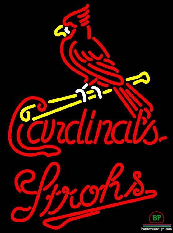 Custom Strohs St Louis Cardinals Neon Sign MLB Teams Neon Light