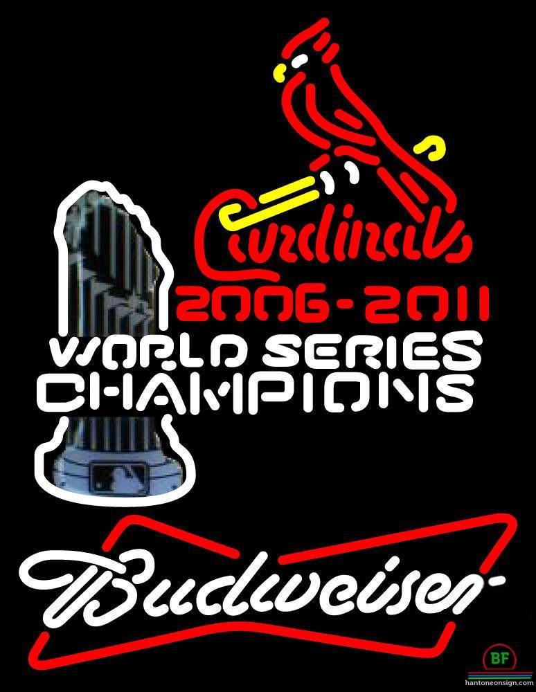 Custom Budweiser St Louis Cardinals Neon Sign MLB Teams Neon Light