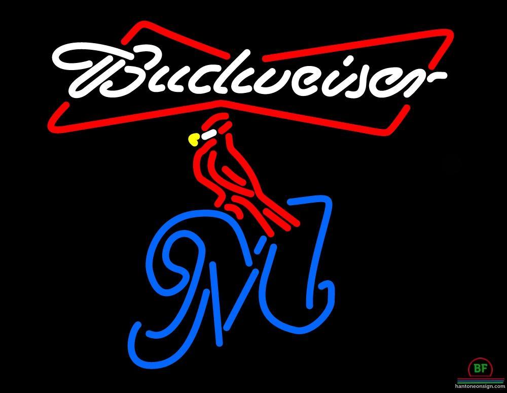 Custom Budweiser St Louis Cardinals Neon Sign MLB Teams Neon Light