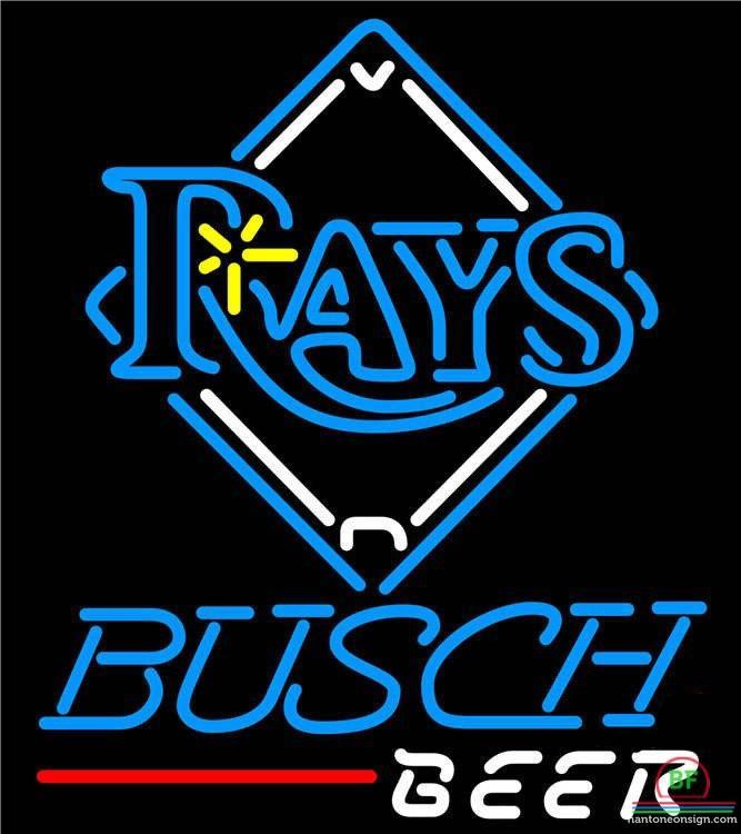 Custom Busch Beer Tampa Bay Rays Neon Sign MLB Teams Neon Light