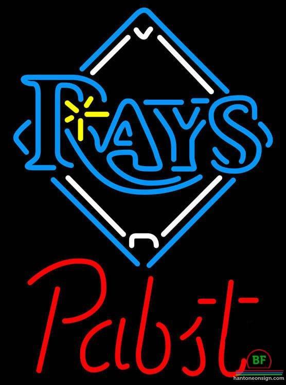 Custom Pabst Tampa Bay Rays Neon Sign MLB Teams Neon Light