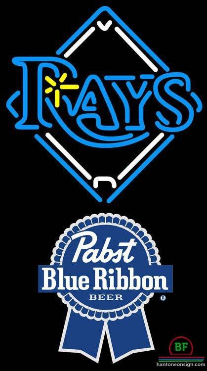 Custom Pabst Blue Ribbon Tampa Bay Rays Neon Sign MLB Teams Neon Light