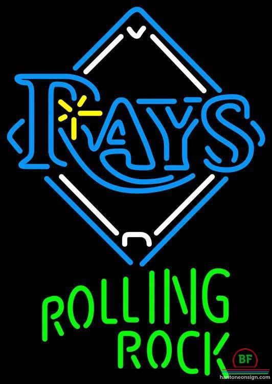 Custom Rolling Rock Tampa Bay Rays Neon Sign MLB Teams Neon Light
