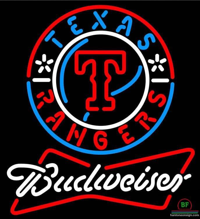 Custom Budweiser Texas Rangers Neon Sign MLB Teams Neon Light