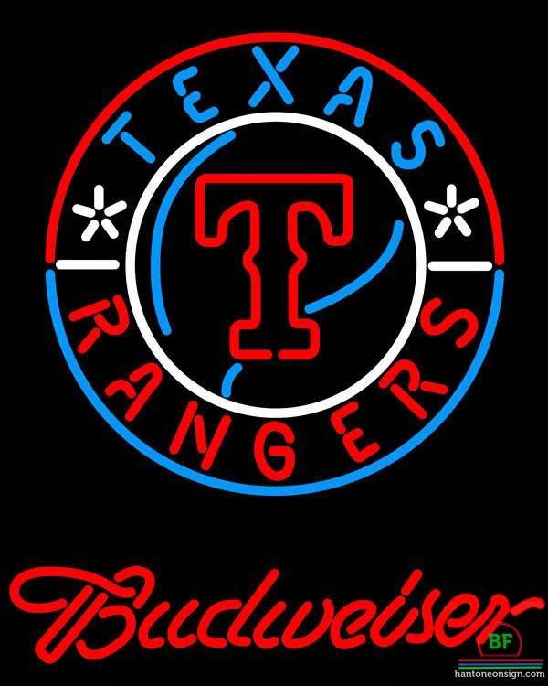 Custom Budweiser Texas Rangers Neon Sign MLB Teams Neon Light