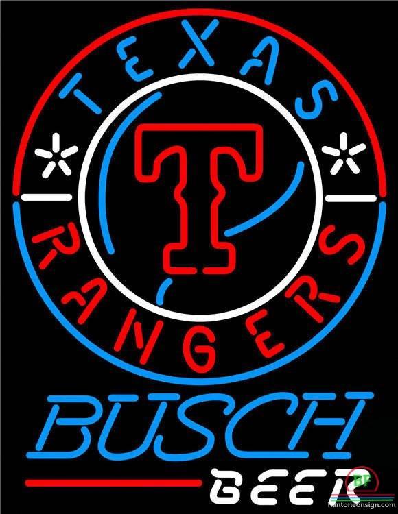 Custom Busch Beer Texas Rangers Neon Sign MLB Teams Neon Light