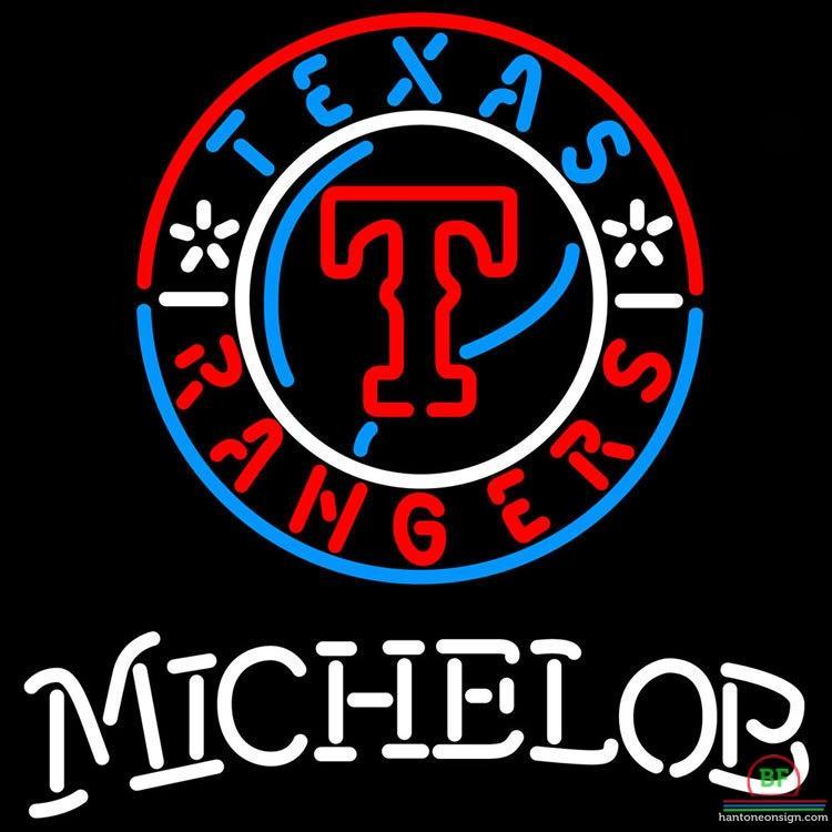 Custom Michelob Texas Rangers Neon Sign MLB Teams Neon Light