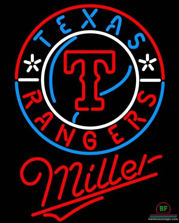 Custom Miller Texas Rangers Neon Sign MLB Teams Neon Light – Custom