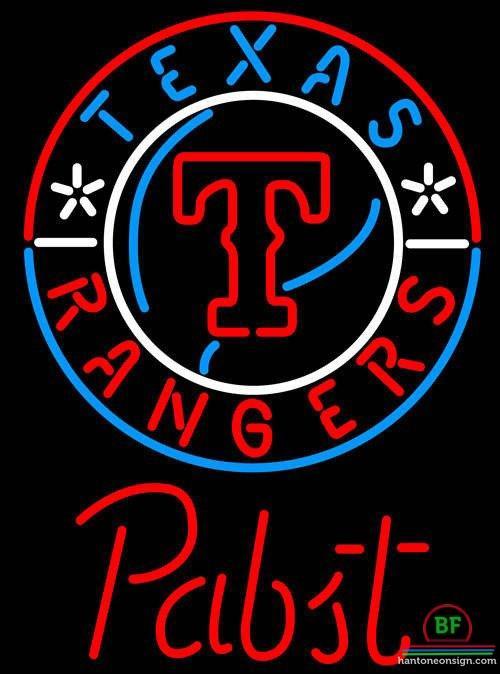 Custom Pabst Texas Rangers Neon Sign MLB Teams Neon Light