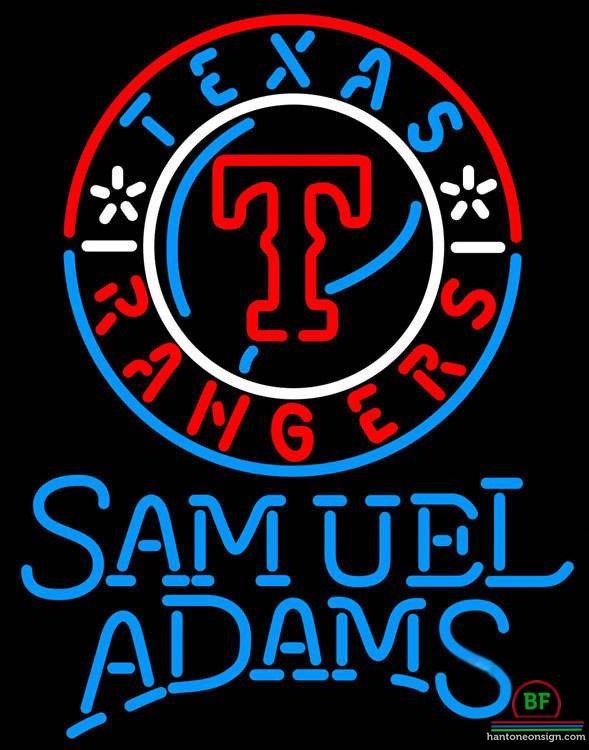 Custom Samuel Adams Texas Rangers Neon Sign MLB Teams Neon Light