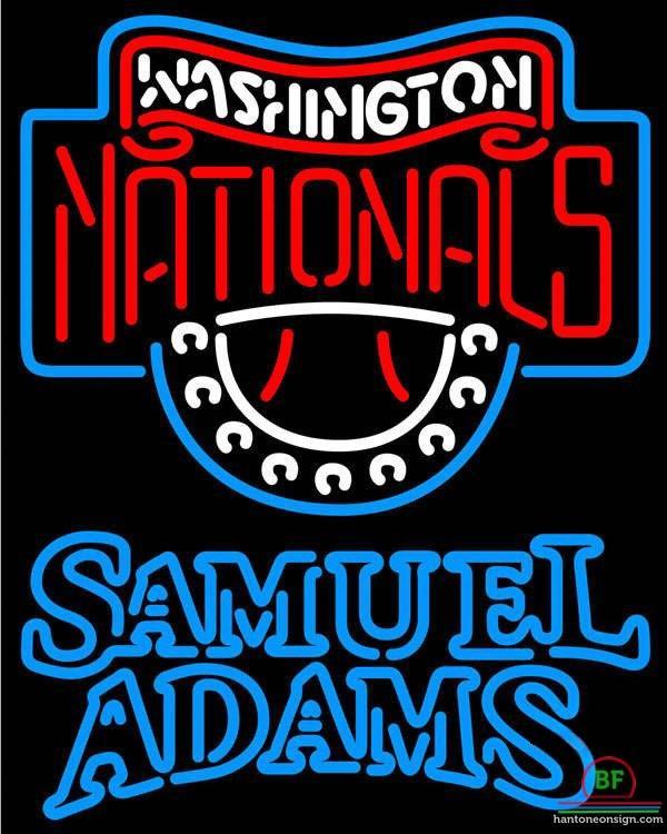 Custom Samuel Adams Washington Nationals Neon Sign MLB Teams Neon Light