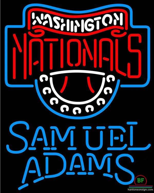 Custom Samuel Adams Washington Nationals Neon Sign MLB Teams Neon Light