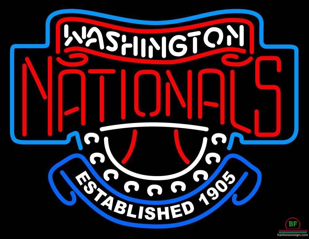 Custom Washington Nationals Neon Sign MLB Teams Neon Light