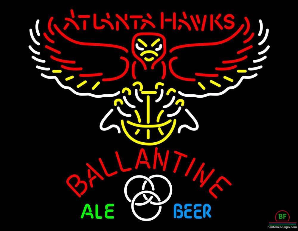 Custom Ballantine Atlanta Hawks Neon Sign NBA Teams Neon Light
