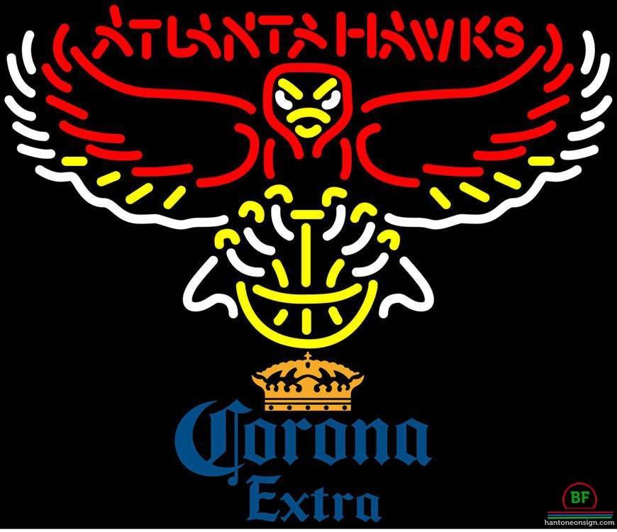Custom Corona Extra Atlanta Hawks Neon Sign NBA Teams Neon Light