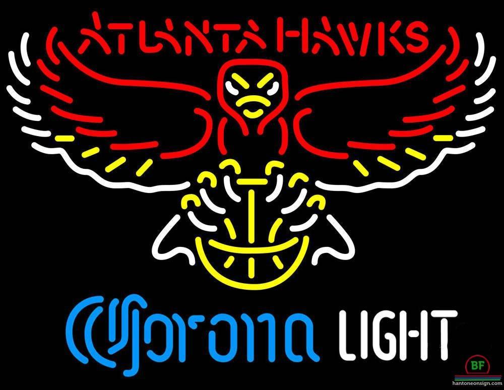 Custom Corona Light Atlanta Hawks Neon Sign NBA Teams Neon Light