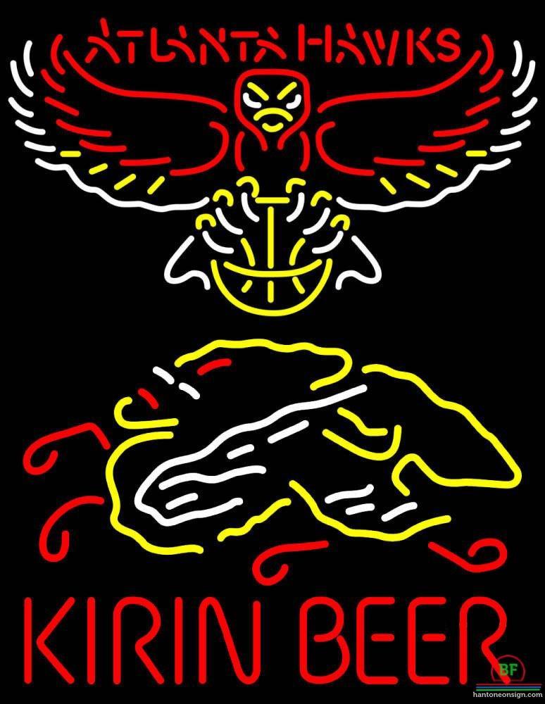 Custom Kirin Beer Atlanta Hawks Neon Sign NBA Teams Neon Light