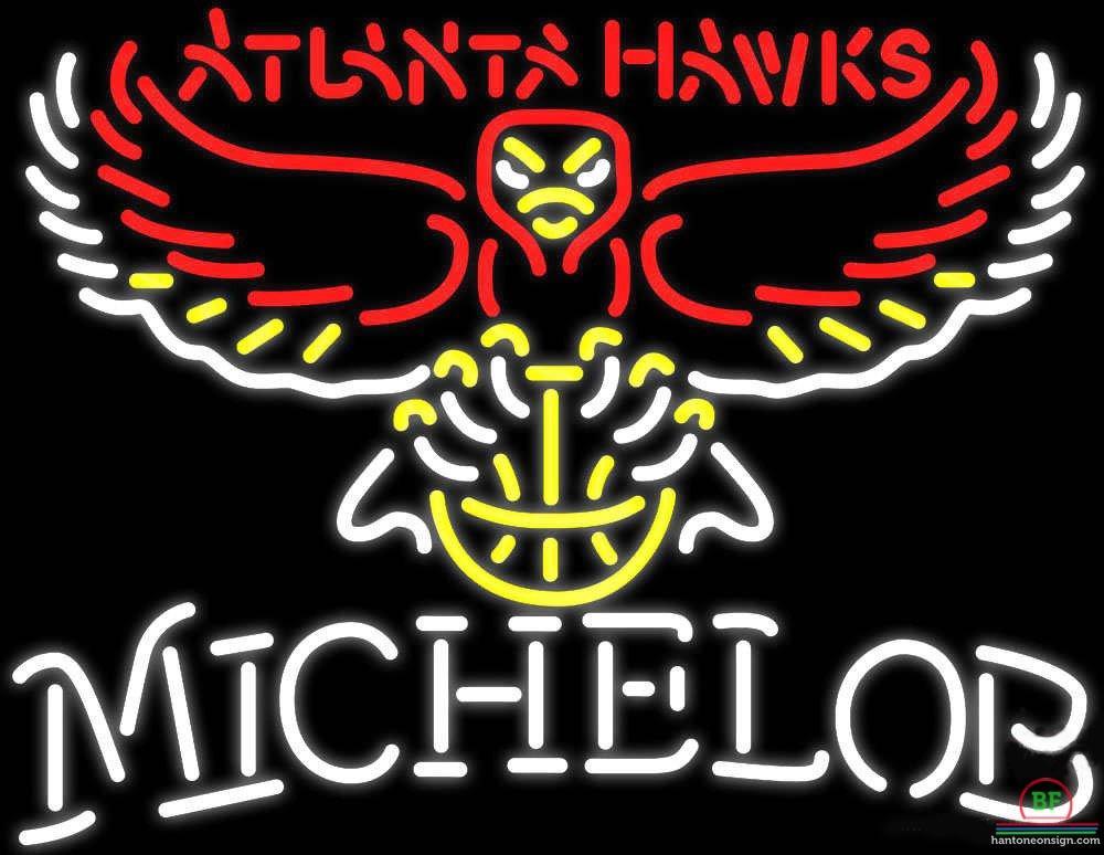 Custom Michelob Atlanta Hawks Neon Sign NBA Teams Neon Light