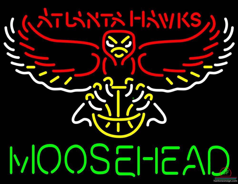 Custom Moosehead Atlanta Hawks Neon Sign NBA Teams Neon Light