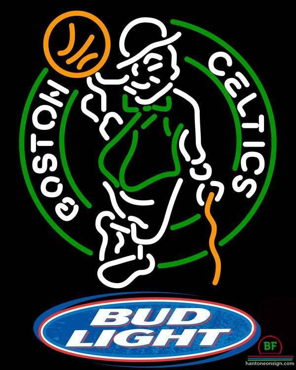 Custom Bud Light Boston Celtics Neon Sign NBA Teams Neon Light