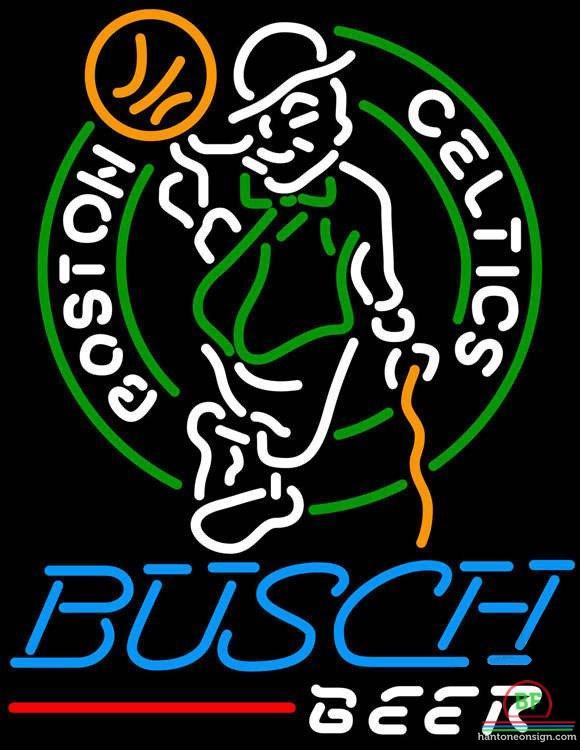 Custom Busch Beer Boston Celtics Neon Sign NBA Teams Neon Light