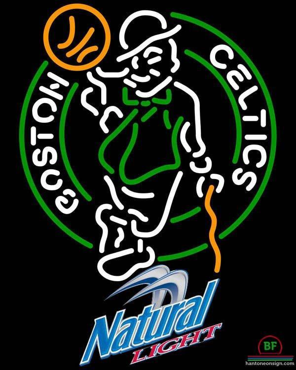 Custom Natural Light Boston Celtics Neon Sign NBA Teams Neon Light