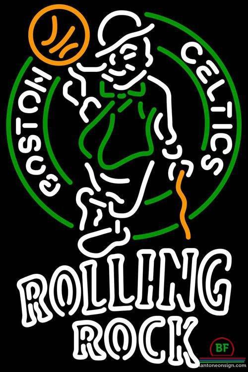 Custom Rolling Rock Boston Celtics Neon Sign NBA Teams Neon Light