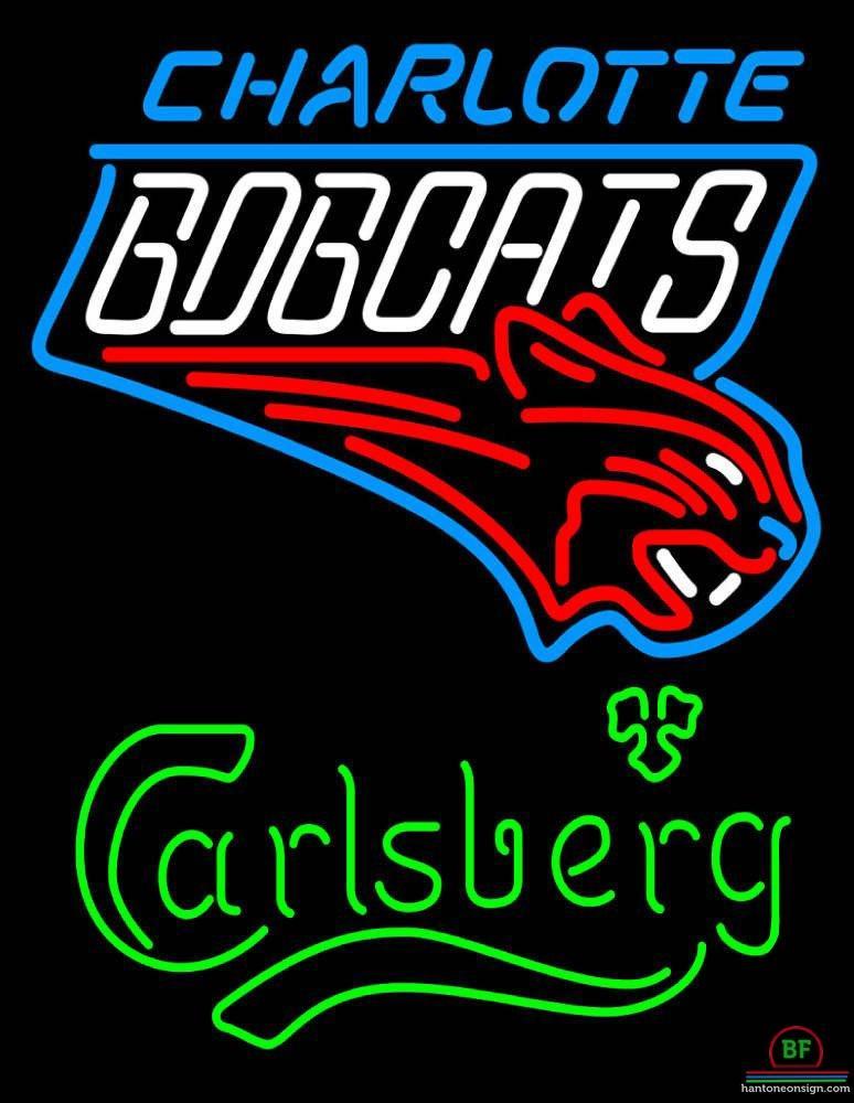 Custom Carlsberg Charlotte Bobcats Neon Sign NBA Teams Neon Light