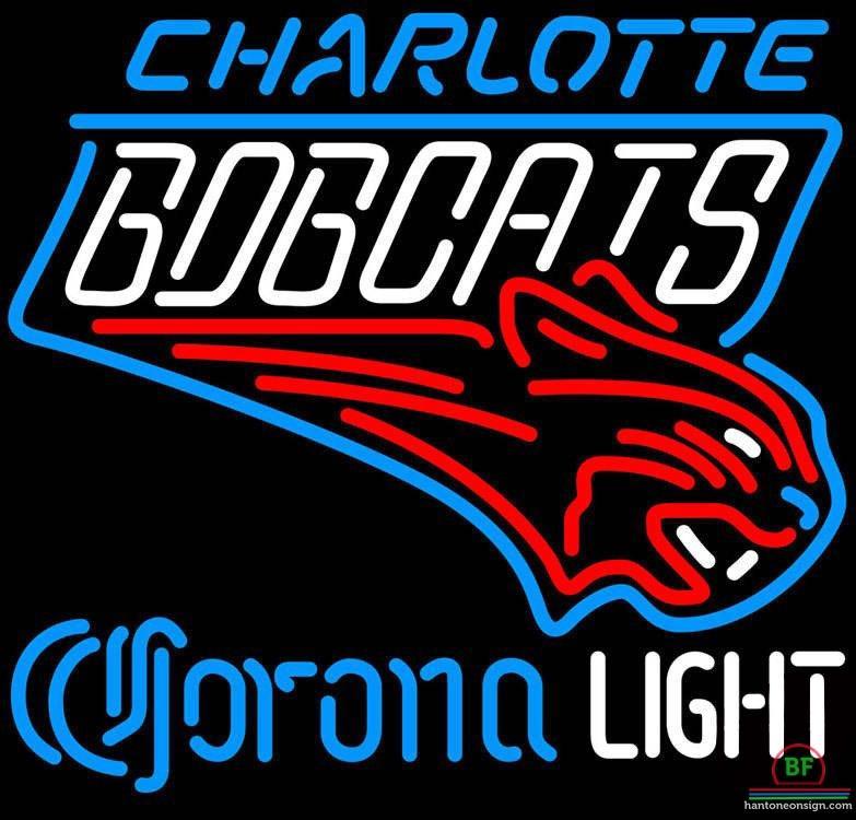 Custom Corona Light Charlotte Bobcats Neon Sign NBA Teams Neon Light