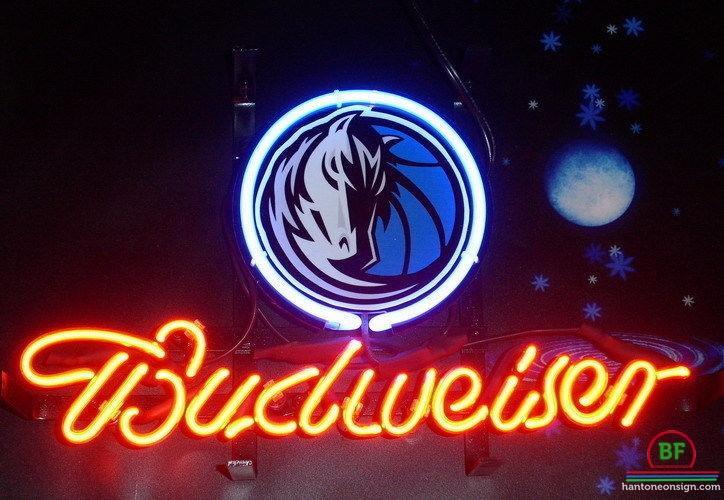 Custom Budweiser Dallas Mavericks Neon Sign NBA Teams Neon Light