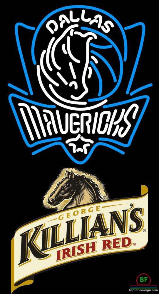 Custom Killians Irish Dallas Mavericks Neon Sign NBA Teams Neon Light