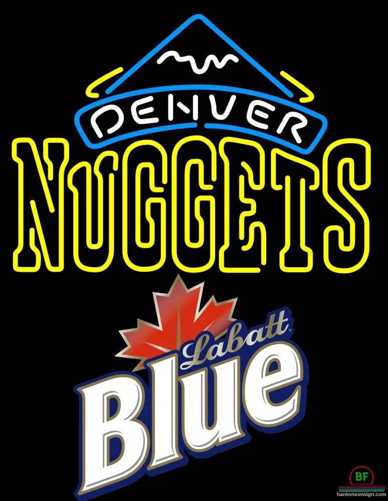 Custom Labatt Blue Denver Nuggets Neon Sign NBA Teams Neon Light