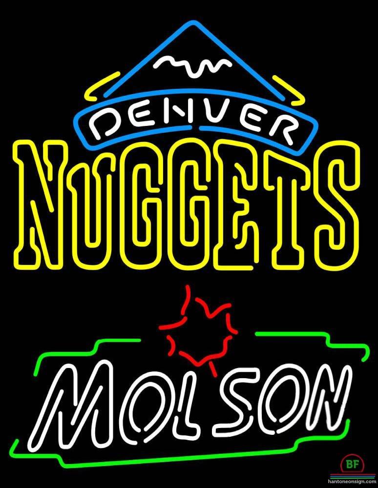 Custom Molson Denver Nuggets Neon Sign NBA Teams Neon Light