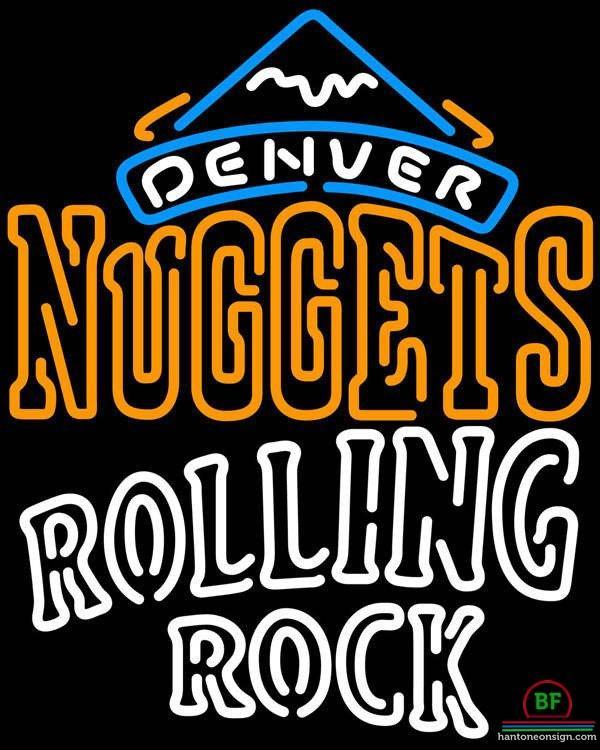 Custom Rolling Rock Denver Nuggets Neon Sign NBA Teams Neon Light