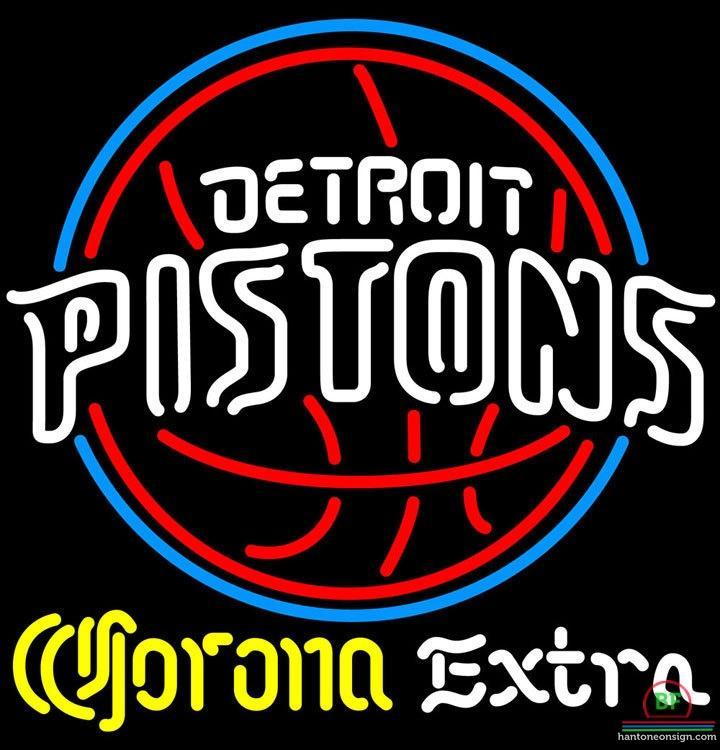 Custom Corona Extra Detroit Pistons Neon Sign NBA Teams Neon Light