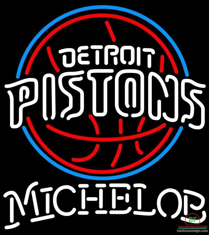 Custom Michelob Detroit Pistons Neon Sign NBA Teams Neon Light