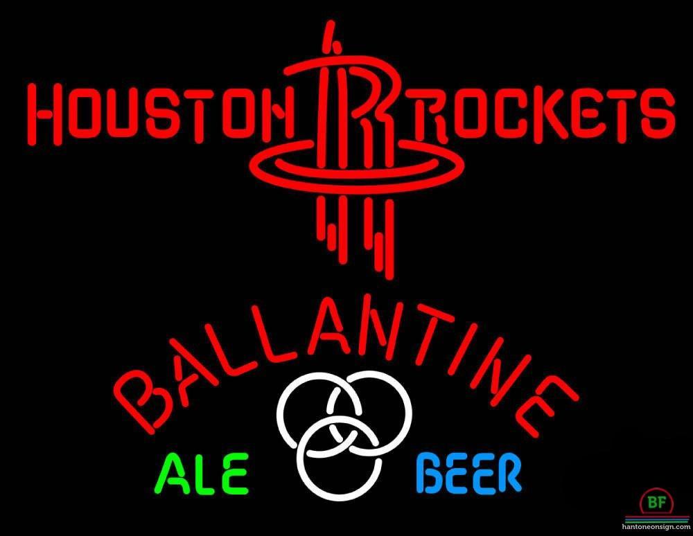 Custom Ballantine Houston Rockets Neon Sign NBA Teams Neon Light