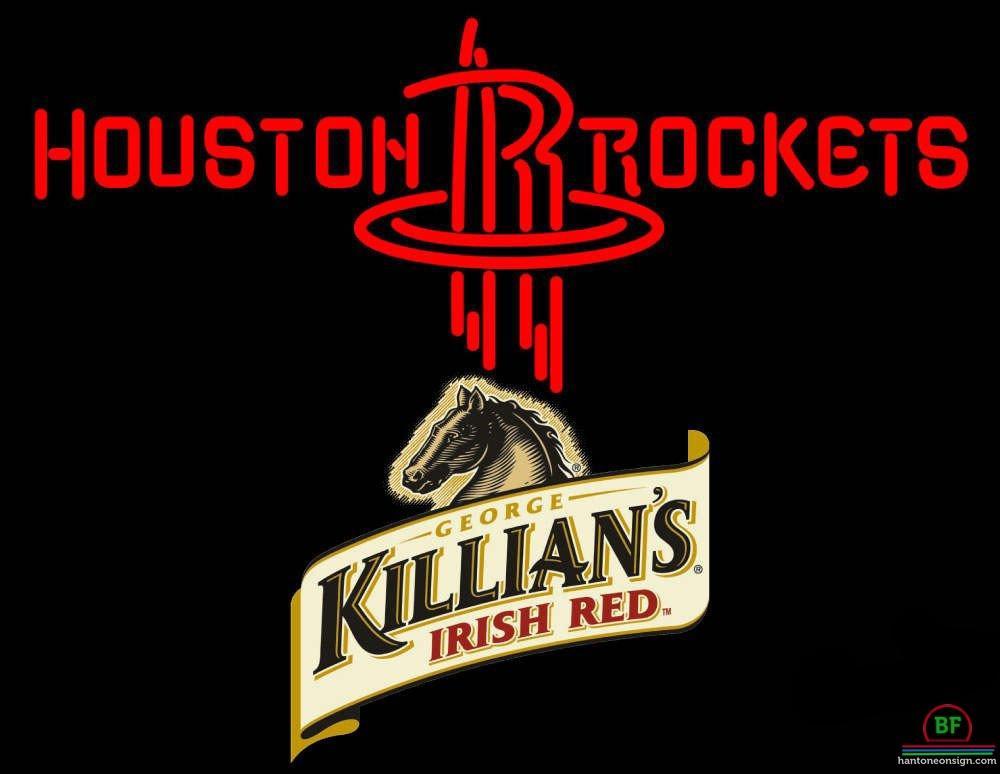 Custom Killians Irish Houston Rockets Neon Sign NBA Teams Neon Light