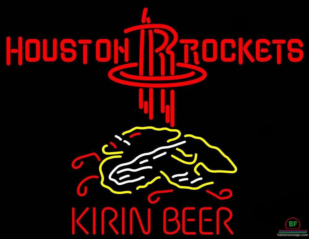 Custom Kirin Beer Houston Rockets Neon Sign NBA Teams Neon Light