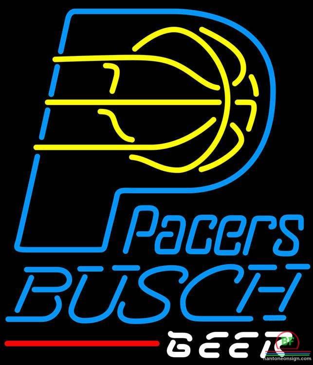 Custom Busch Beer Indiana Pacers Neon Sign NBA Teams Neon Light