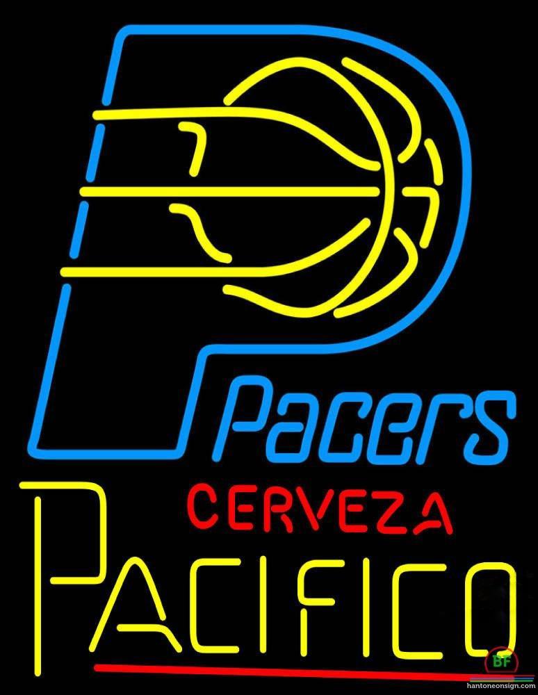 Custom Cerveza Pacifico Indiana Pacers Neon Sign NBA Teams Neon Light