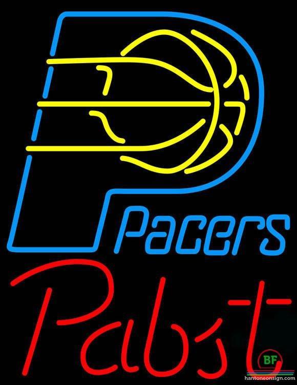 Custom Pabst Blue Ribbon Indiana Pacers Neon Sign NBA Teams Neon Light