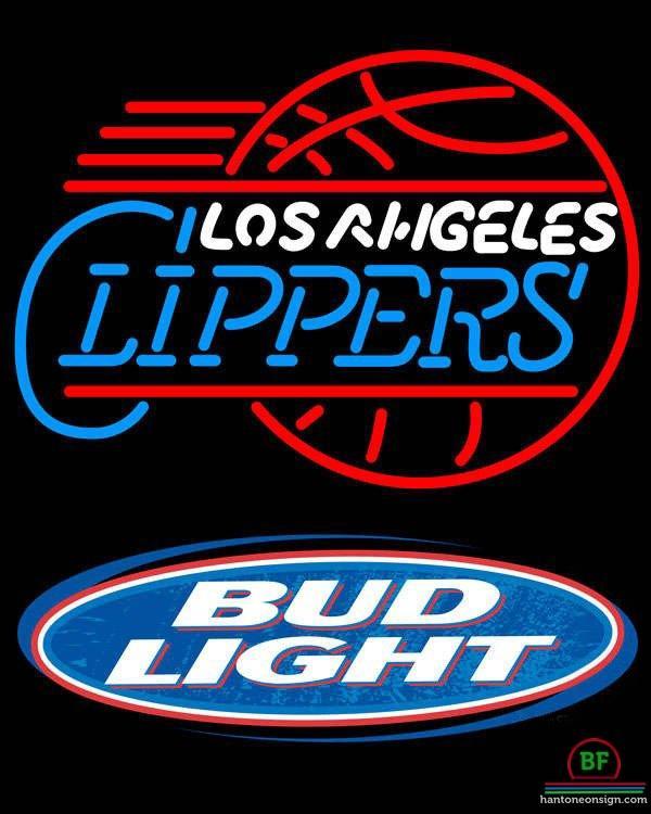 Custom Bud Light Los Angeles Clippers Neon Sign NBA Teams Neon Light