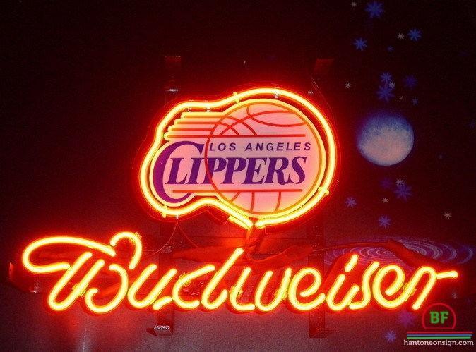 Custom Budweiser Los Angeles Clippers Neon Sign NBA Teams Neon Light
