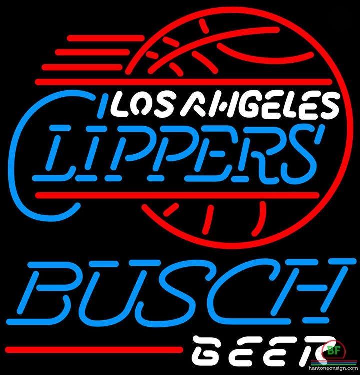 Custom Busch Beer Los Angeles Clippers Neon Sign NBA Teams Neon Light