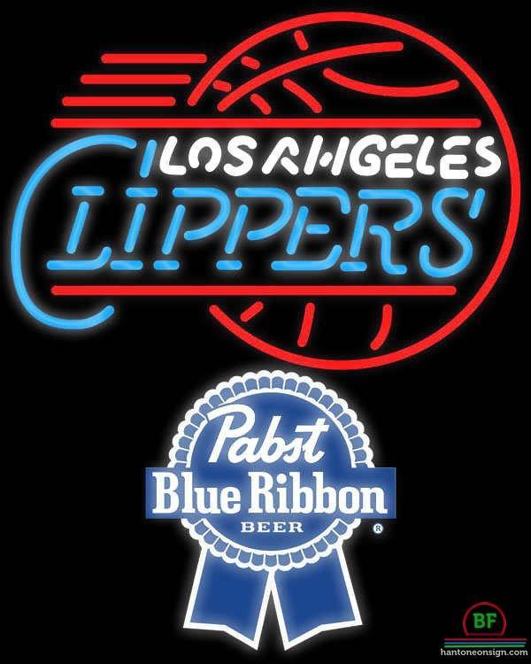 Custom Pabst Blue Ribbon Los Angeles Clippers Neon Sign NBA Teams Neon Light