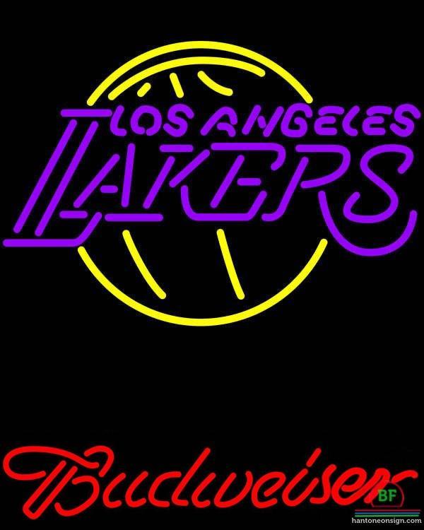 Custom Budweiser Los Angeles Lakers Neon Sign NBA Teams Neon Light