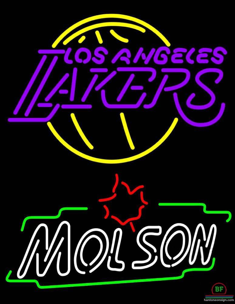 Custom Molson Los Angeles Lakers Neon Sign NBA Teams Neon Light