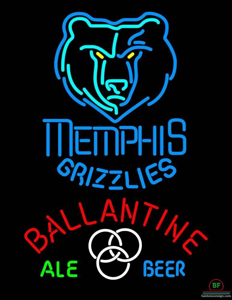 Custom Ballantine Memphis Grizzlies Neon Sign NBA Teams Neon Light