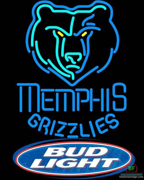 Custom Bud Light Memphis Grizzlies Neon Sign NBA Teams Neon Light